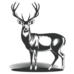 deer silhouette vector