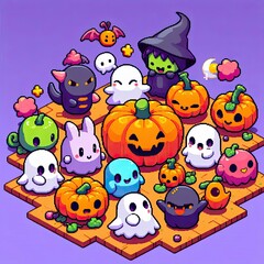 Naklejka premium halloween