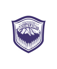Mountain Outdoor Tee Design