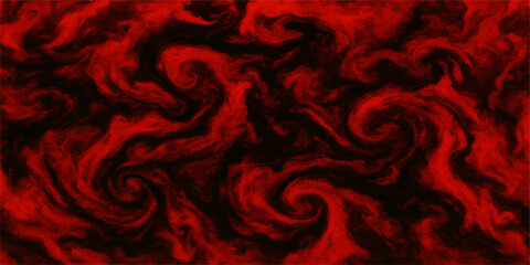 Seamless vector illustration of a vintage red floral pattern with abstract curves for a romantic Valentine's Day wallpaper texture