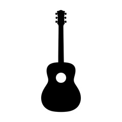 Fototapeta premium guitar icon acoustic electric music symbol