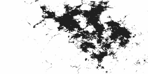 Black grunge ink splat texture vector design illustration for dirty paper background pattern