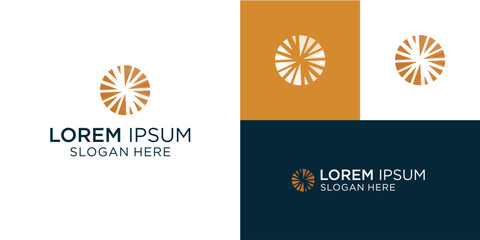 Dynamic burst logo design for a modern brand identity, radiating energy and innovation, perfect for tech startups, creative agencies, and forward-thinking companies seeking a vibrant symbol