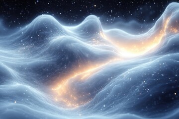 Obraz premium A computer screen displaying a wave.