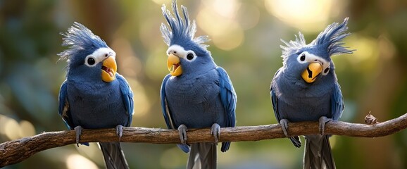 Obraz premium blue and yellow macaw