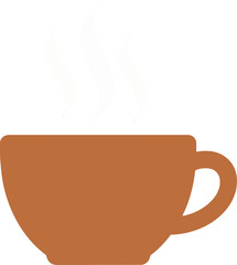 Steaming Coffee Cup Icon