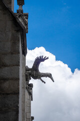 Gargoyle view from the Basilica of the National Vow in Quito