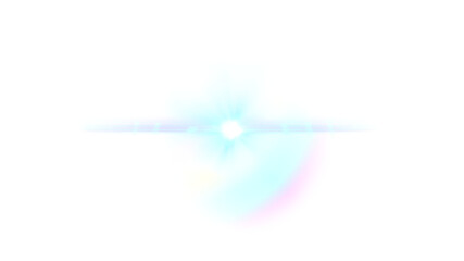 Shining Bright Lens Flare Glow Light Effect Spark Ray