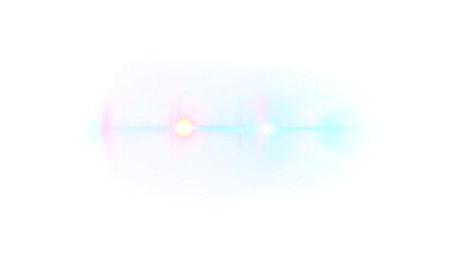Bright Glowing Lens Flare Light Effect Ray Shining