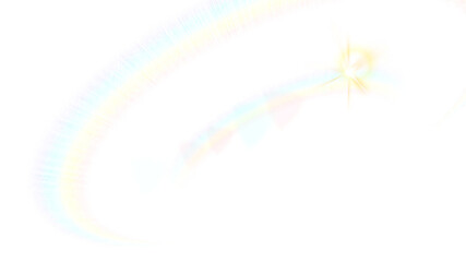 Beautiful Lens Flare Glowing Light Effect Rays Shine Bright