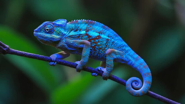 Chameleon Color Change - A Study in Adaptation and Camouflage.