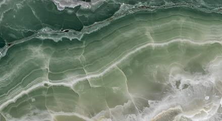 Obraz premium Green Onyx Marble Texture Background, Natural Stone Pattern