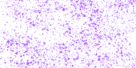 Light purple splatter pattern on transparent background isolated on transparent background