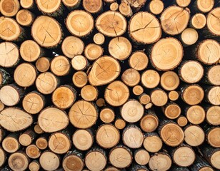 Stacked wood logs (1)