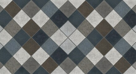 Seamless Argyle Pattern Texture Background