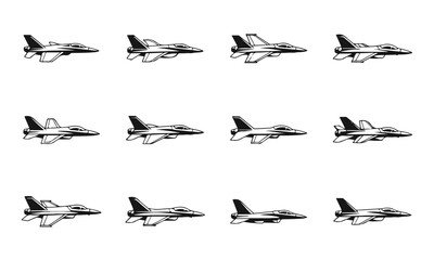 Jet Fighter Silhouette