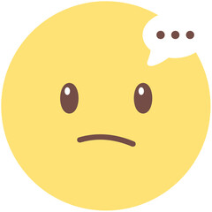 Fototapeta premium 정색 이모티콘