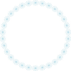 Winter xmas frame. Christmas snowflake on white background border. Baby shower design