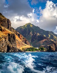 Coastal Mountain Scenery.