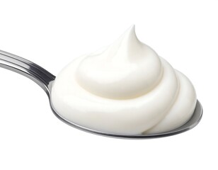 Spoonful of Creamy Yogurt Dip.
