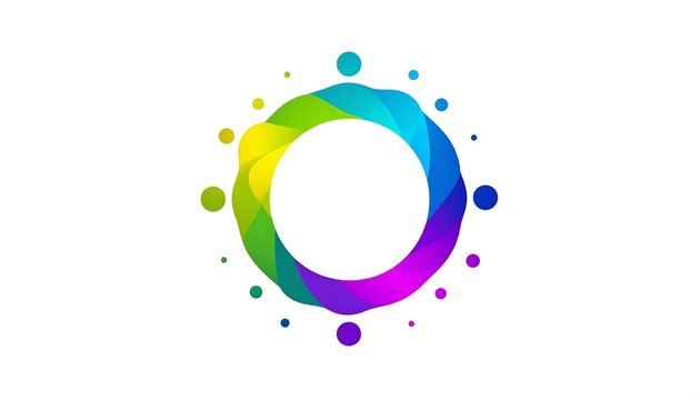 Colorful Abstract Circle Design.