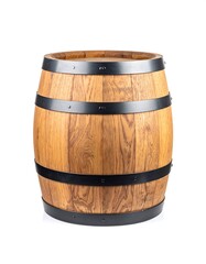 Obraz premium Wooden Barrel for Drinks or Storage.