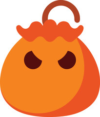 trick or treat bag left empty  white background 