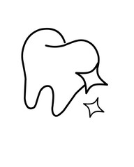 Outline icons related to teeth. Linear icon collection. Editable strokes. Vector illustration.