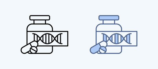 Pharmacogenomics Multiple Style Icon Collection