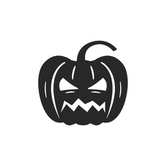 Hand drawn vector silhouette elements for Halloween. Flat design cartoon elements.