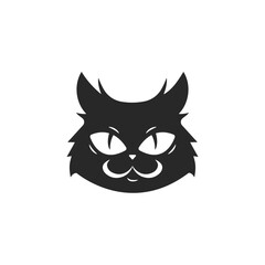 Hand drawn vector silhouette elements for Halloween. Flat design cartoon elements.