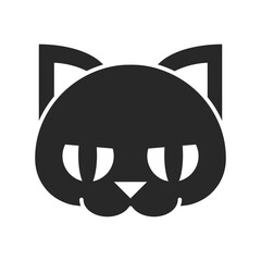 Hand drawn vector silhouette elements for Halloween. Flat design cartoon elements.