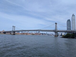 Overview of the East River in late summer, New York, NY - September 2025