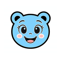Bear icon cartoon
