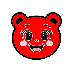 Bear icon cartoon