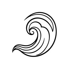 abstract wave patterns in flowing line art evoking