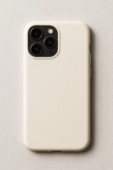 white phone on a white background