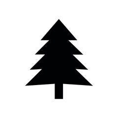 Evergreen pine tree artwork illustrated in clean bold natural graphic style Vector illustration