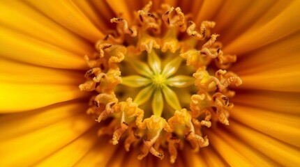 Detailed flower pollen microstructure with intricate geometric shapes and electrography effect&rdquo;Fantastic Frontiers Digital Artwork series ar 16:9
