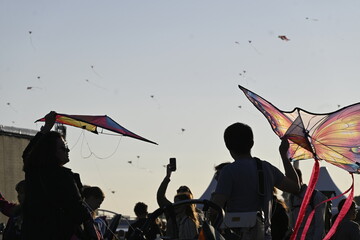 Drachenfest auf dem Tempelhofer Feld