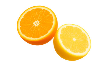 orange isolated on white background