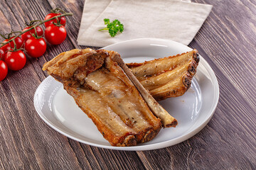 Steamed pork ribs with spices