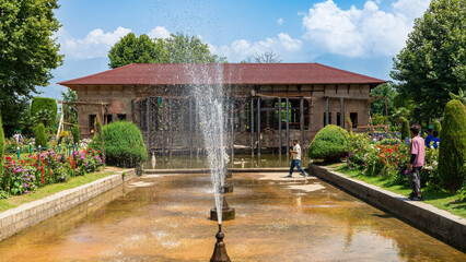 Nestled in the heart of Srinagar, the fountains of Shalimar Bagh at Srinagar  are a jewel of Mughal garden design. Built in 1619 by Emperor Jahangir for his queen Nur Jahan