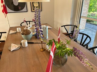 table and chairs in a restaurant