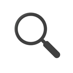 Magnifying glass icon illustration isolated PNG with Transparent Background