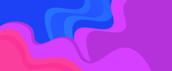 Abstract blue pink and purple background with paper cut overlap layers.ilustrasion modern.