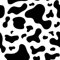Seamless pattern cow skin