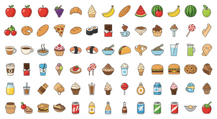 Red, ripe apple vector illustration on a black background, with a green leaf, perfect as a healthy food icon or design element