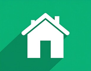 Simple Home Icon Illustration.
