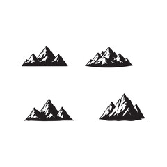 set of mountains
